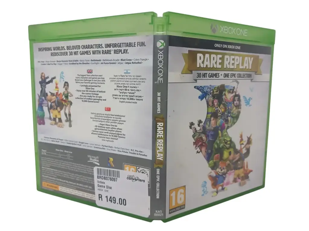 Xbox One Rare Replay 30 Hit Games One Epic Collection Game Disc - View 2