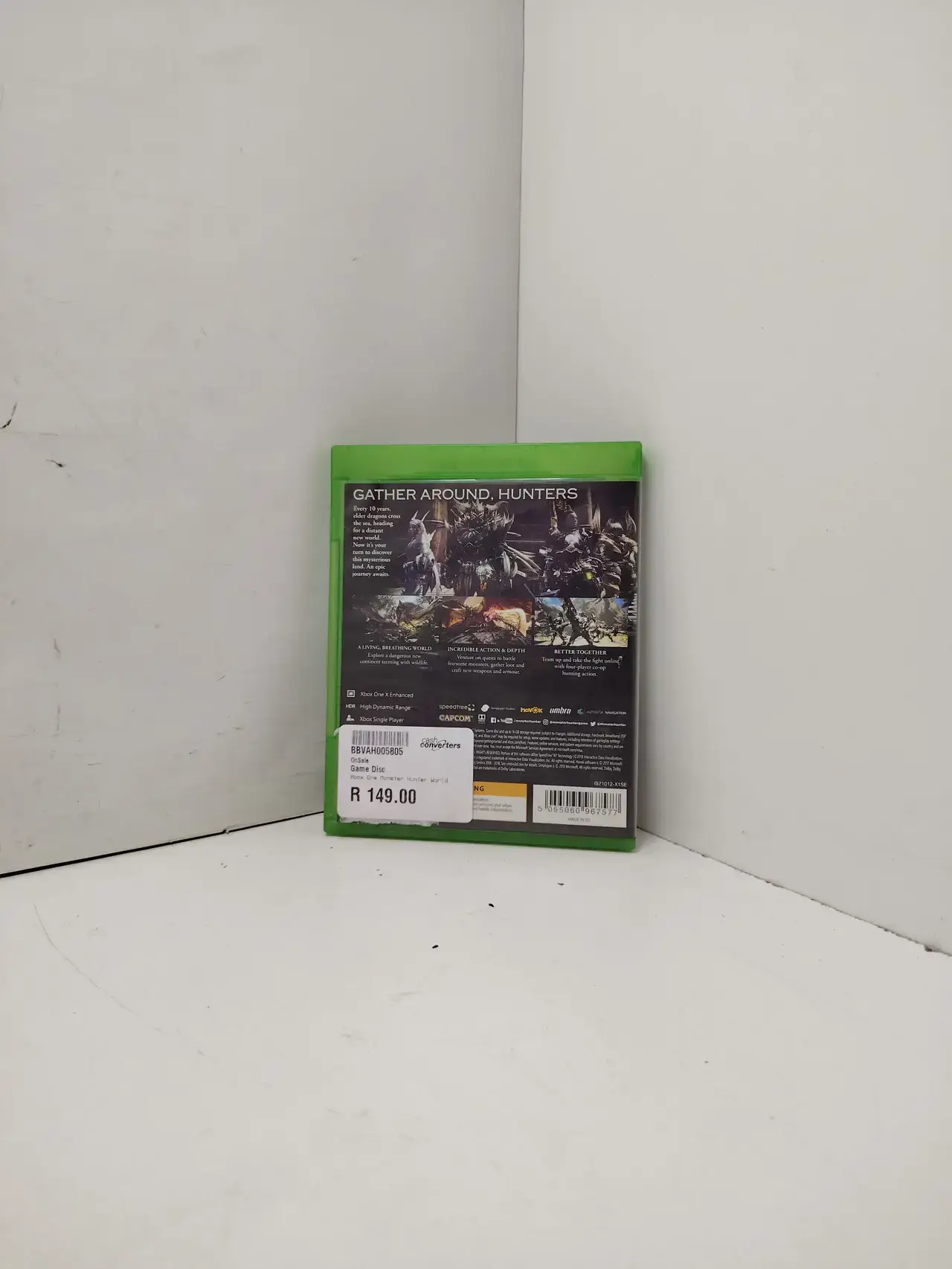 Xbox One Game Disc | Monster Hunter World - View 2
