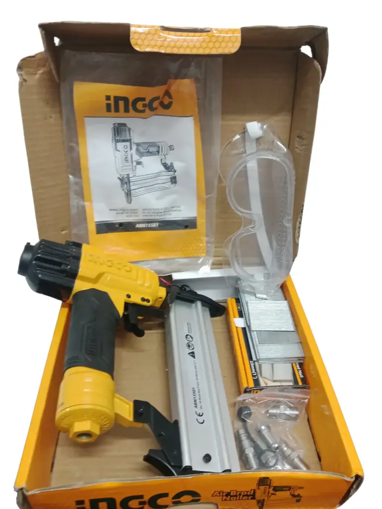 Ingco Ga18 Nail Gun + Accessories