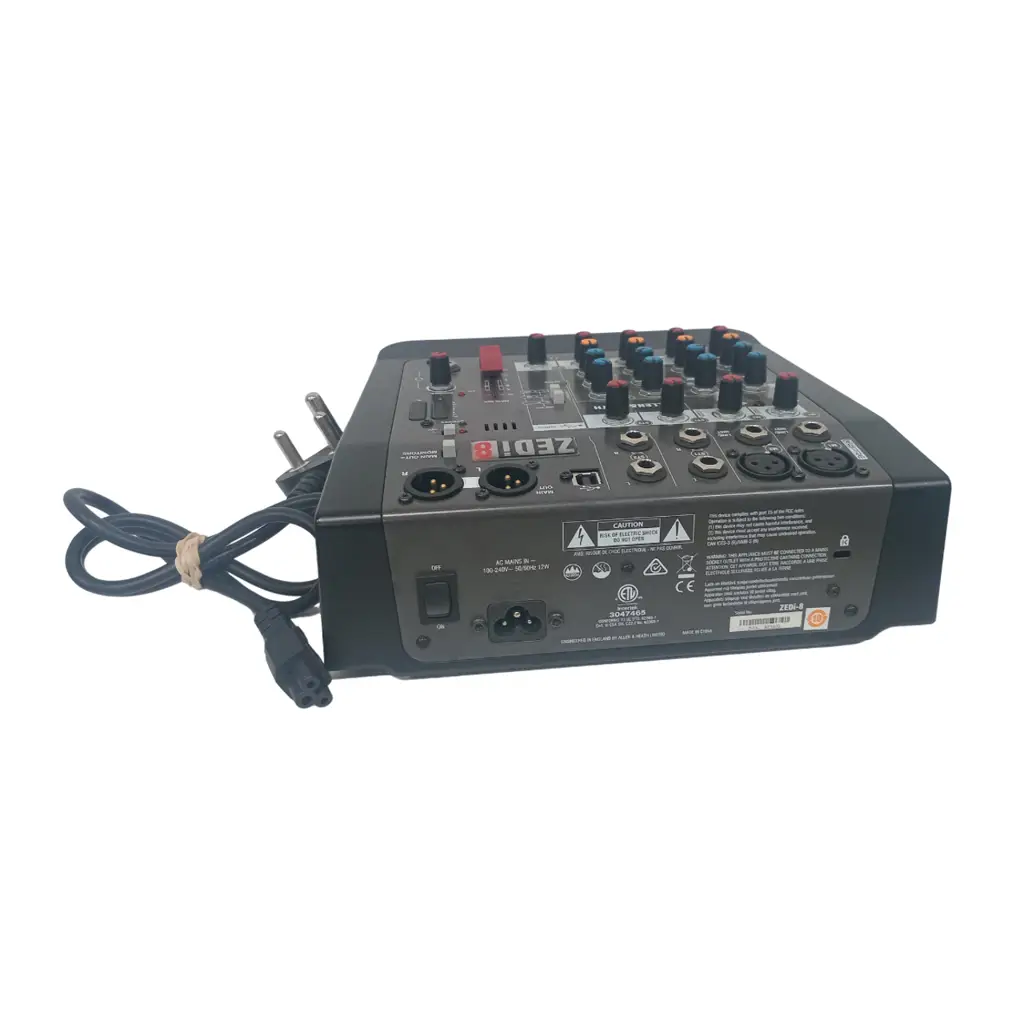 Allen & Heath Zedi-8 8-Channel Mixer With Usb Audio Interface - View 2