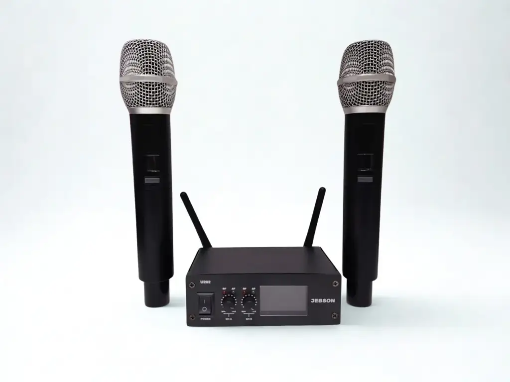 Jabson U202 Ufh Wireless Dual Microphone - View 2