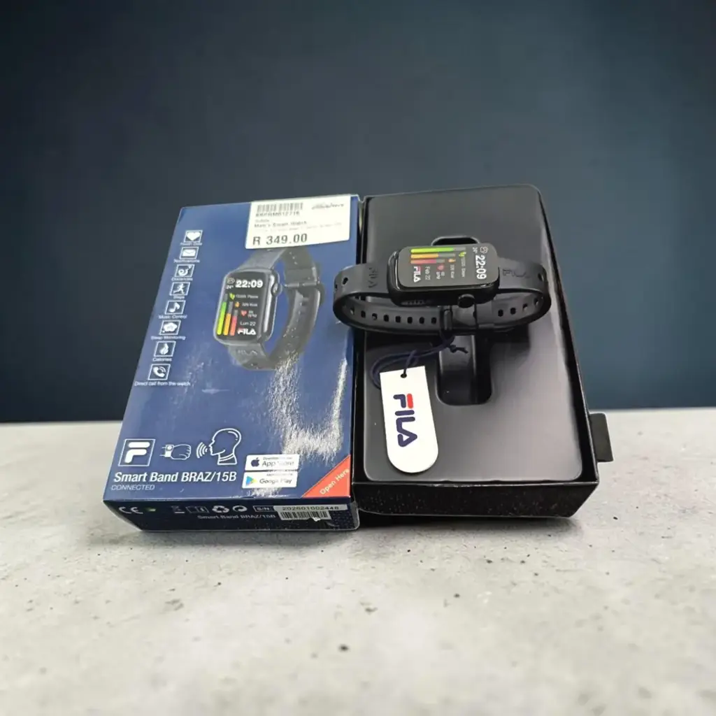 Fila Braz/15 Smart Watch - Fitness & Health Tracker (Black) - View 3