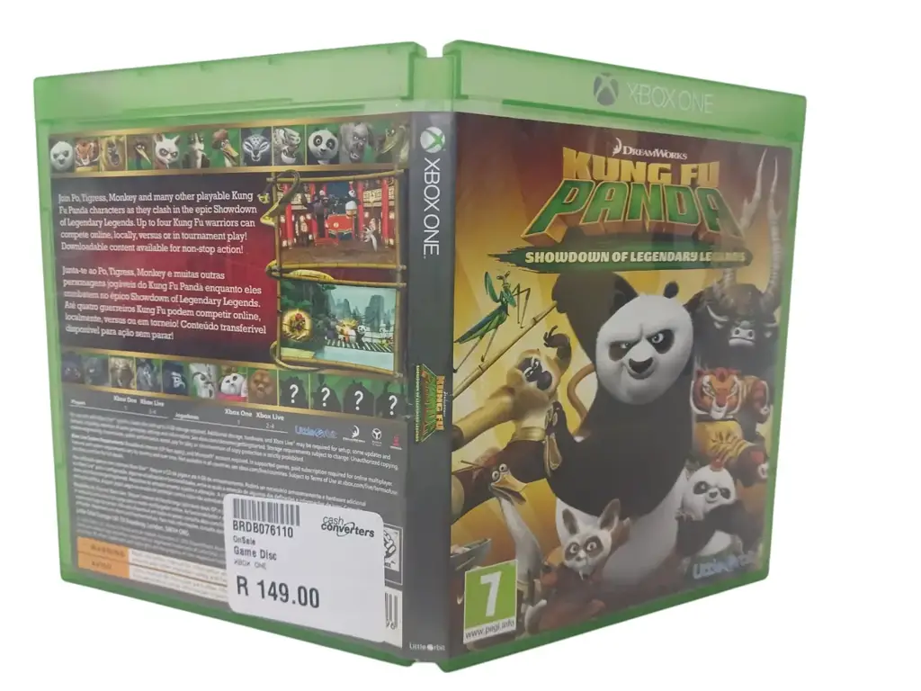 Xbox One Kung Fu Panda: Showdown Of Legendary Legends Game Disc - View 2