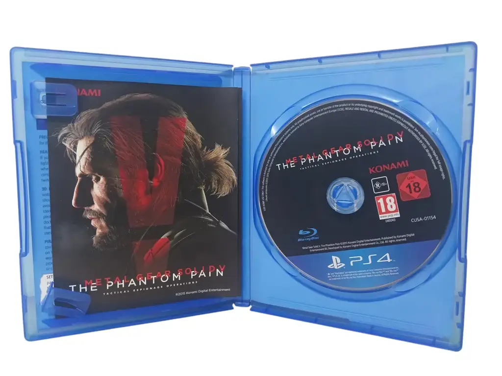 Playstation 4 Metal Gear Solid V: The Phantom Pain Game Disc