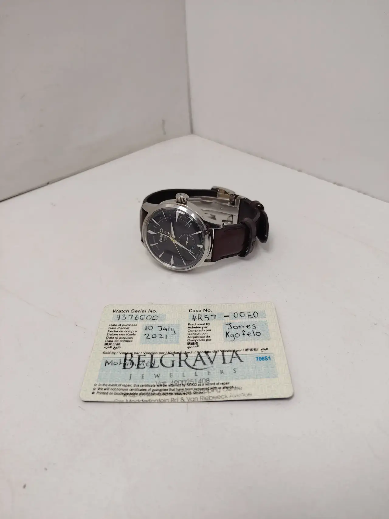 Seiko Men's Watch | 4R57-00E0 - View 1