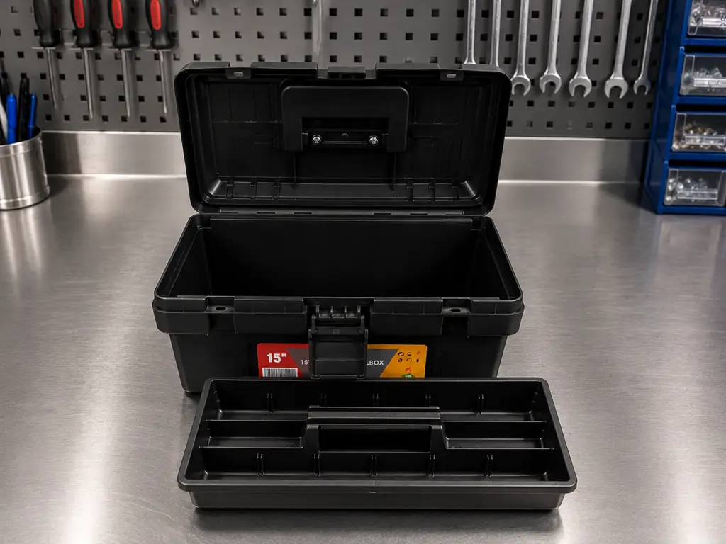 15" Plastic Toolbox - View 2