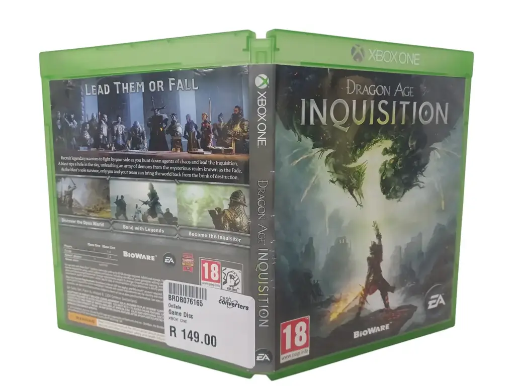 Xbox One Dragon Age Inquisition Game Disc - View 2