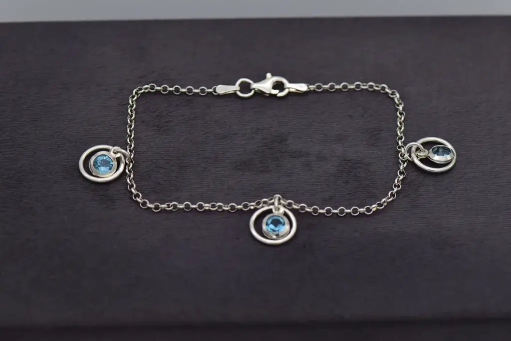 Silver-925 Anklet Rolo-Link