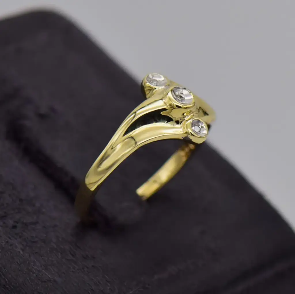 9ct Yellow Gold Dress Ring - View 2