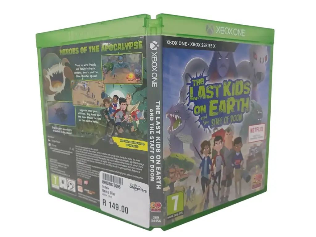 Xbox One The Last Kids On Earth And The Staff Of Doom Game Disc - View 2