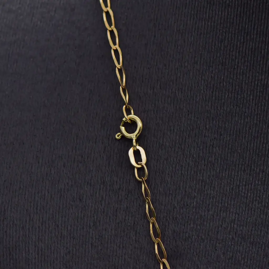 9ct Yellow Gold Chain Curb - Link - View 2