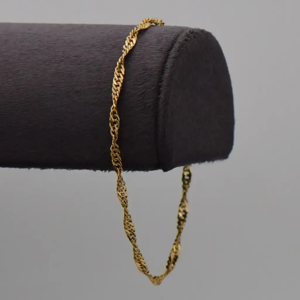 9ct Yellow Gold Bracelet Fancy-Link