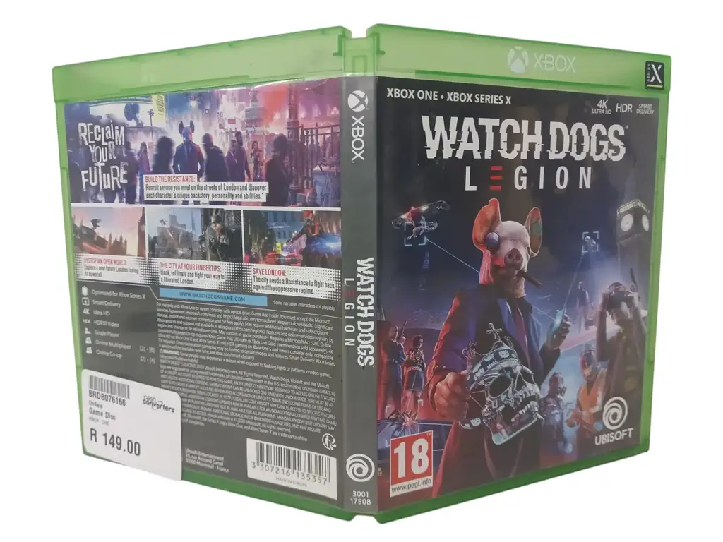 Xbox One Watch Dogs Legion Game Disc - View 2