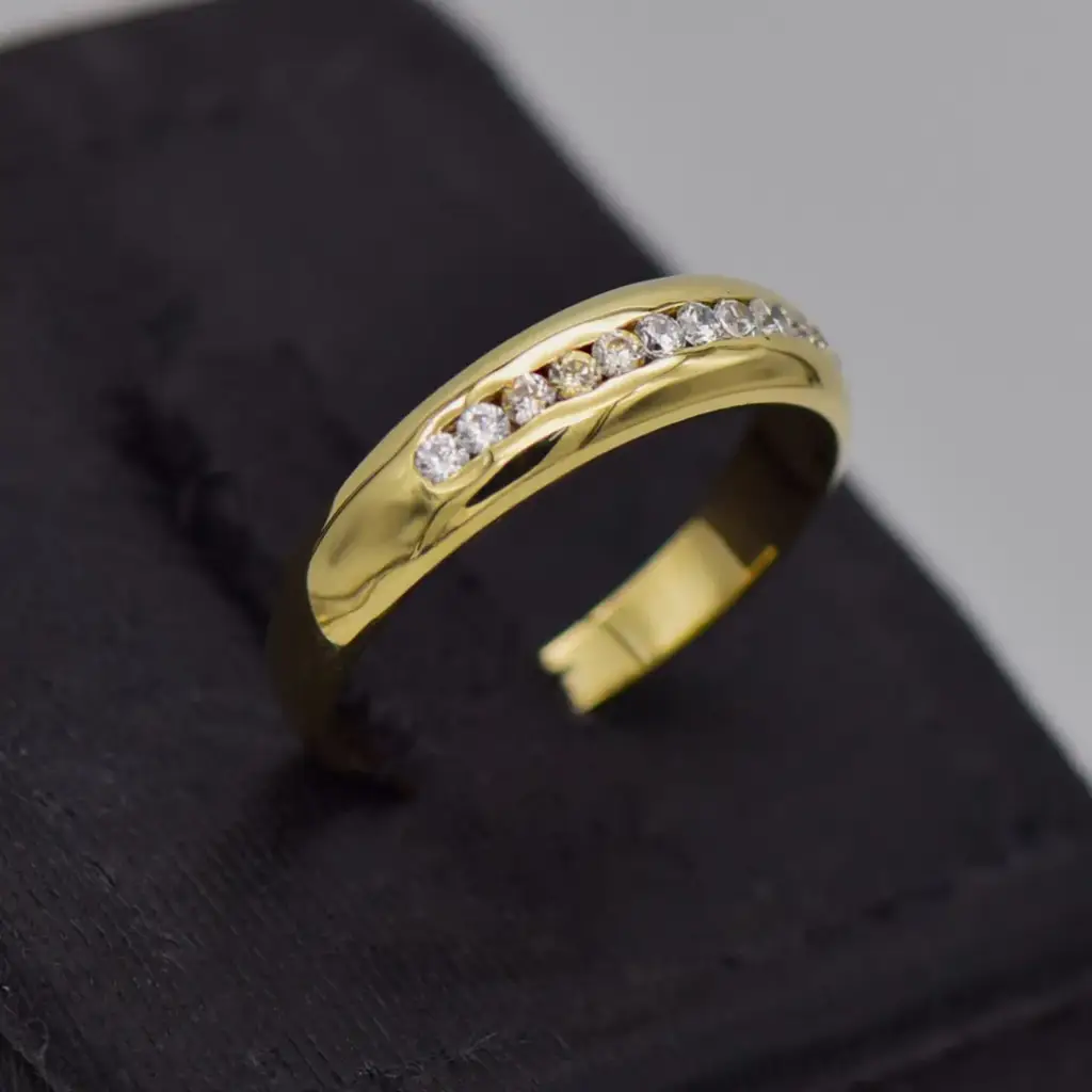 9ct Yellow Gold Dress Ring - View 2