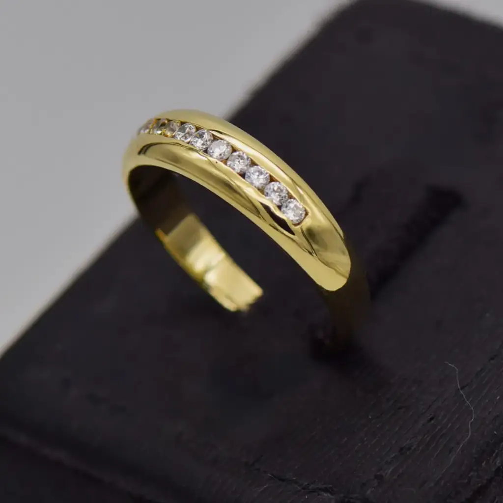 9ct Yellow Gold Dress Ring - View 3