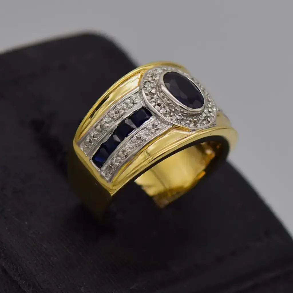 9ct Yellow Gold Dress Ring - View 2