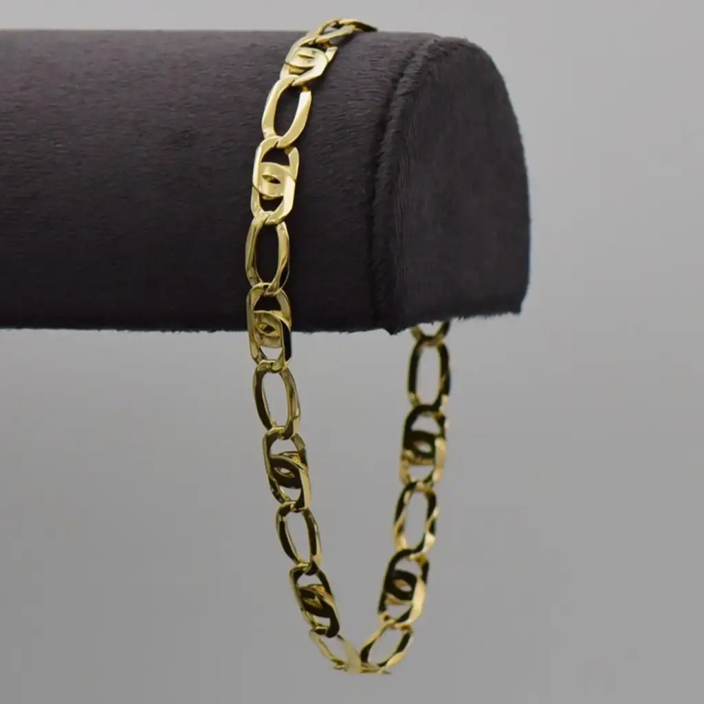 9ct Yellow Gold Bracelet Fancy-Link