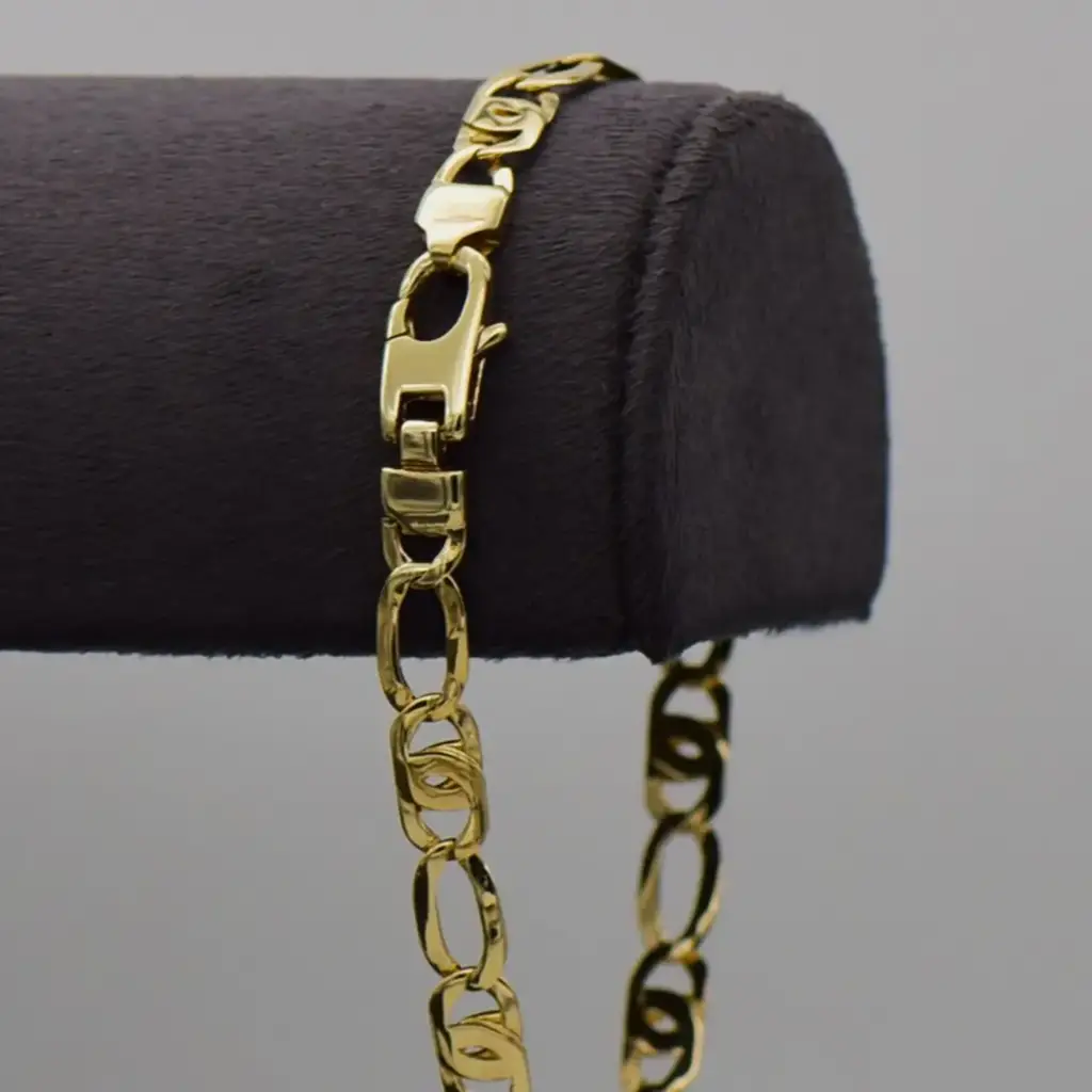 9ct Yellow Gold Bracelet Fancy-Link - View 2