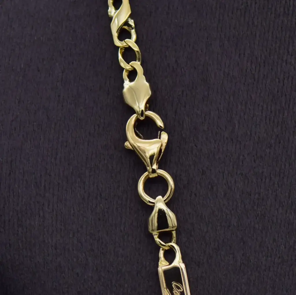 9ct Yellow Gold Chain Fancy-Link - View 3
