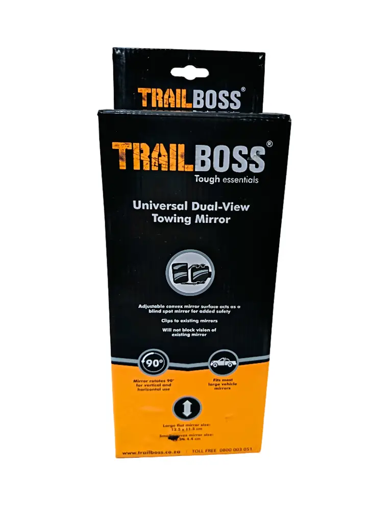 Trailboss Universal Dual-View Towing Mirror - View 3