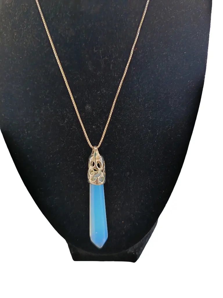 Silver Chain With Pendant - View 2