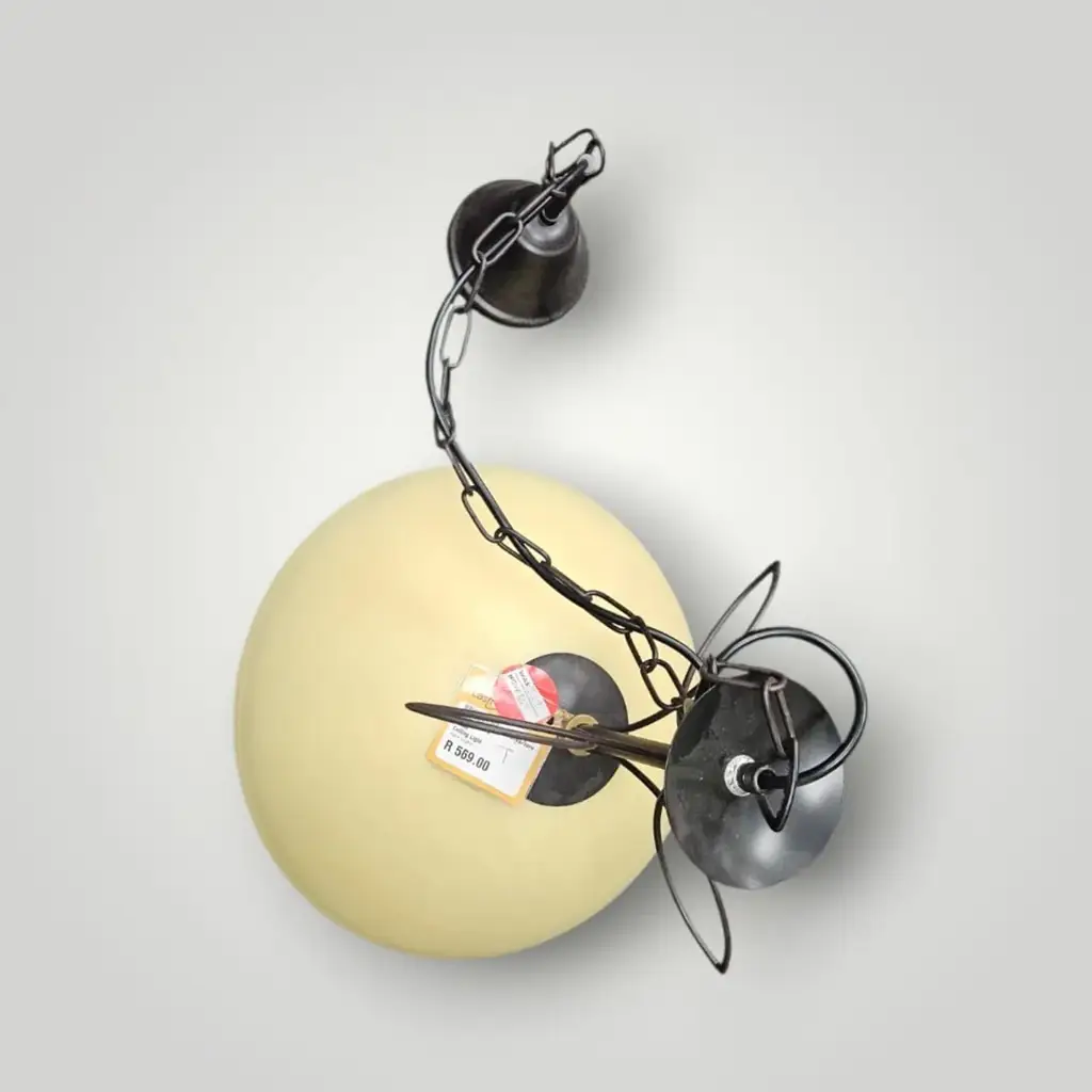 Decorative Hanging Ceiling Light – Frosted Glass Pendant Lamp