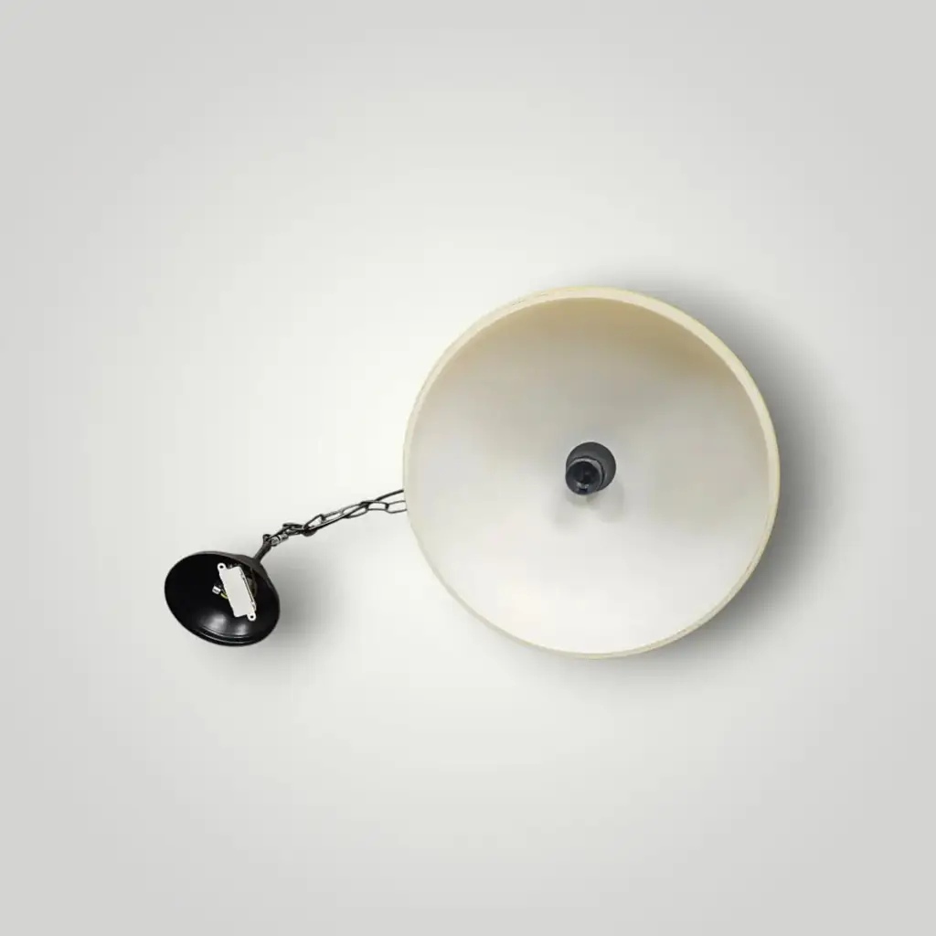 Decorative Hanging Ceiling Light – Frosted Glass Pendant Lamp - View 3