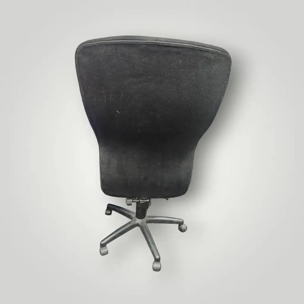 High-Back Office Chair – Black Fabric - View 3
