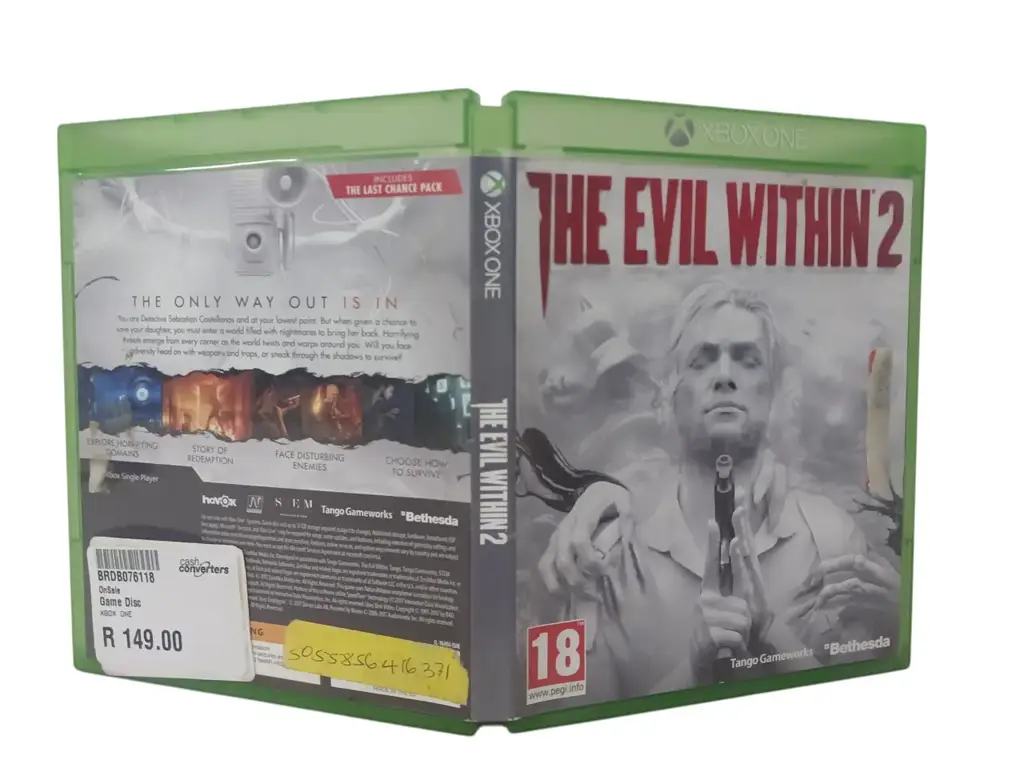 Xbox One The Evil Within 2 Game Disc - View 2