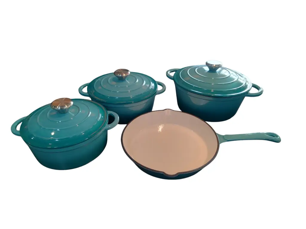 Condere 7 Piece Enamel Cast Iron Cookware Set
