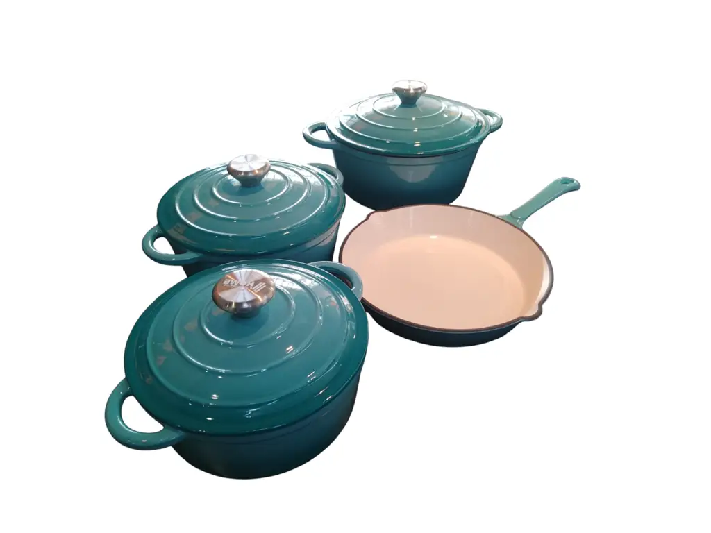 Condere 7 Piece Enamel Cast Iron Cookware Set - View 2
