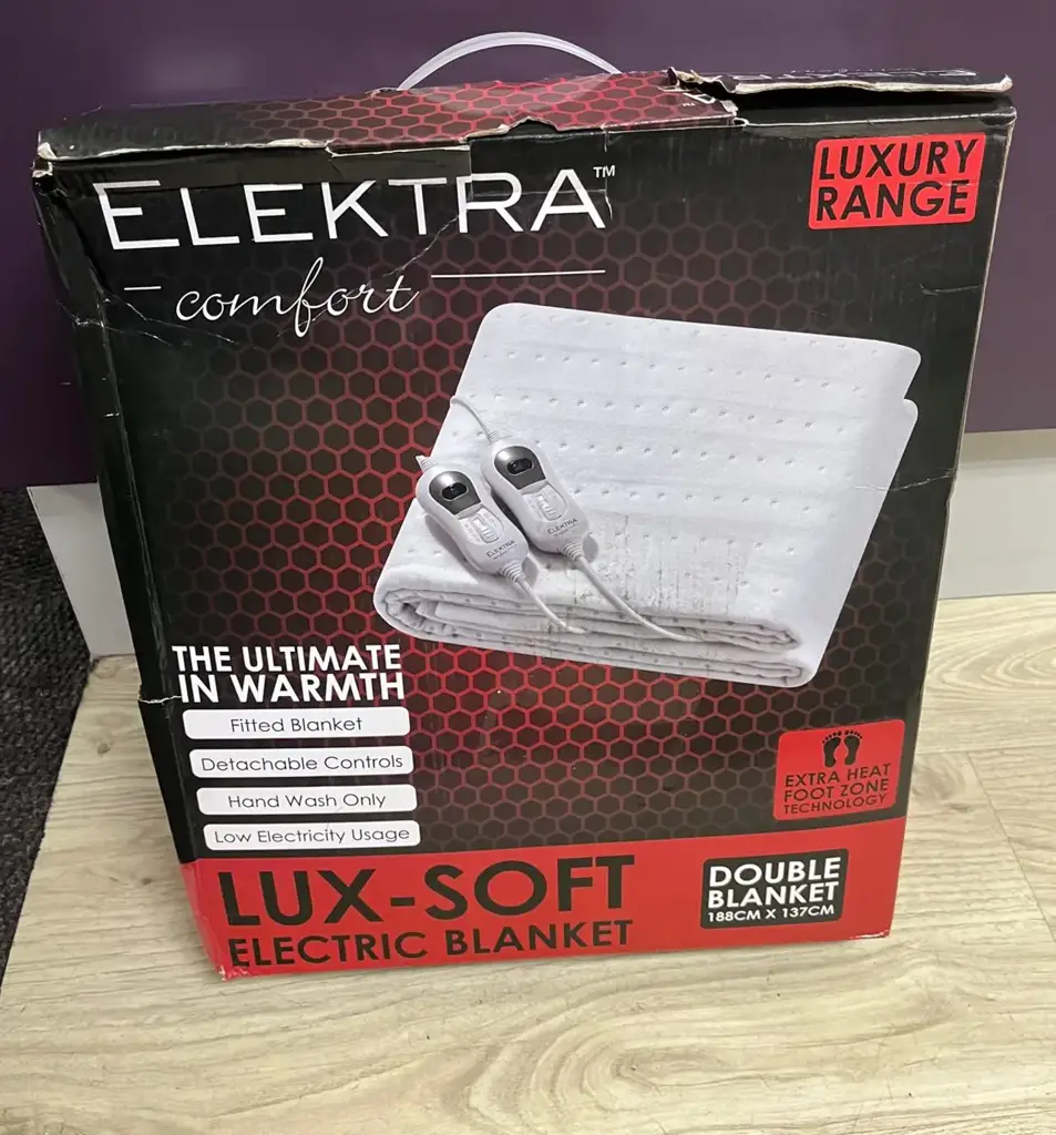 Elektra Sel-2102 Standard Fitted Electric Blanket, White, Double Size - View 2