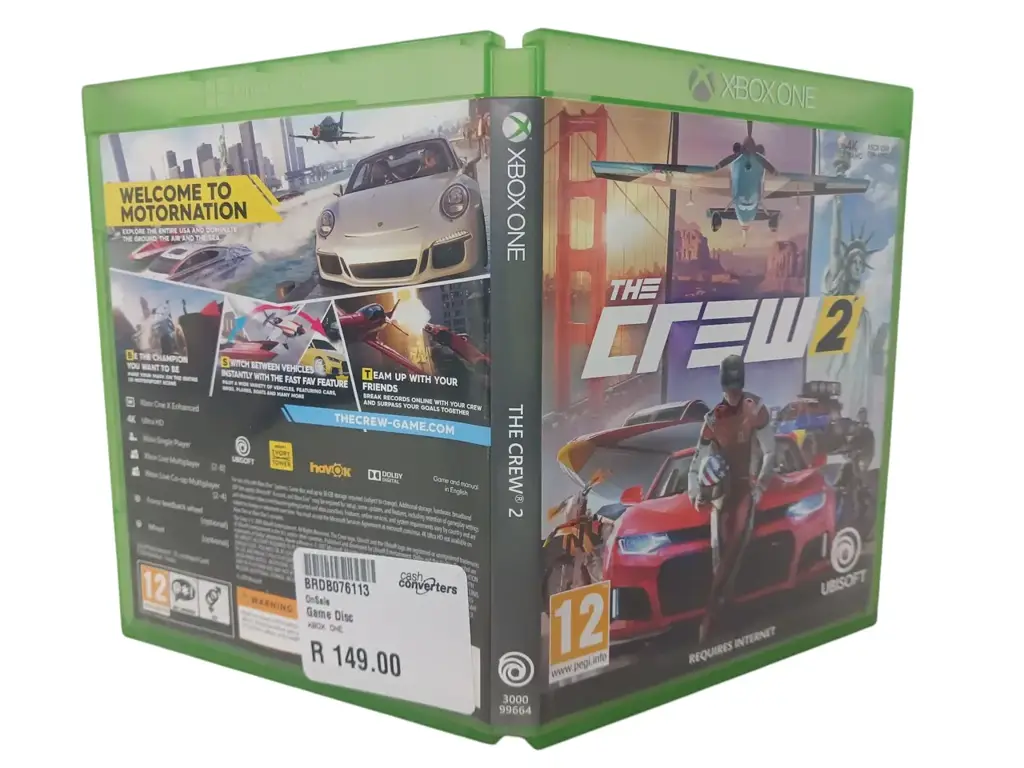 Xbox One The Crew 2 Game Disc - View 2
