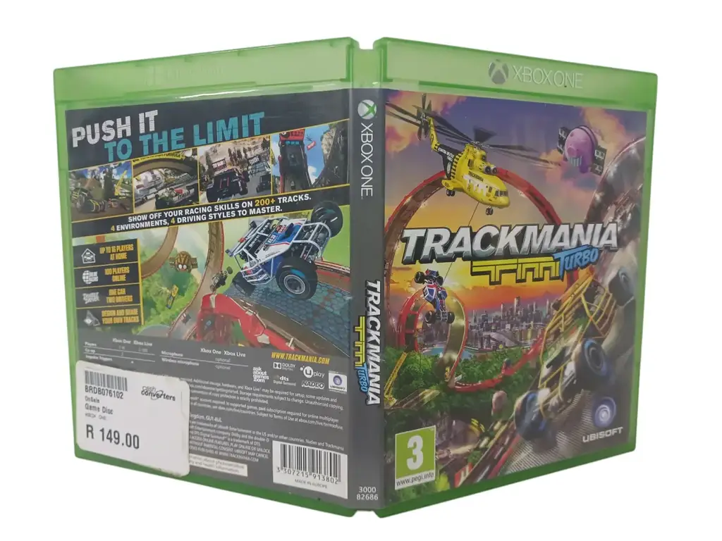 Xbox One Trackmama Turbo Game Disc - View 2