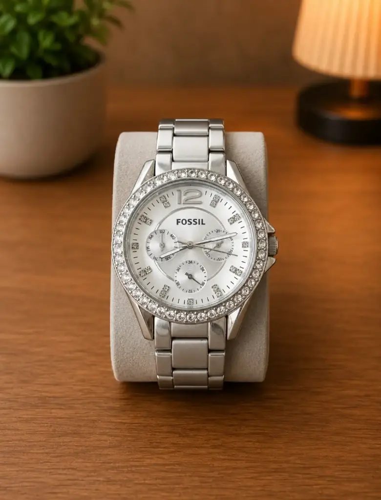 Fossil Riley Es3202 Women's Watch (Has Some Scratches)