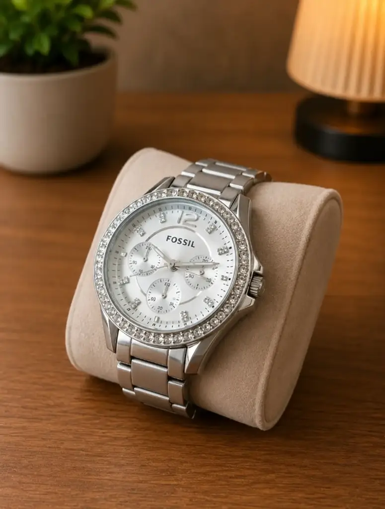 Fossil Riley Es3202 Women's Watch (Has Some Scratches) - View 2