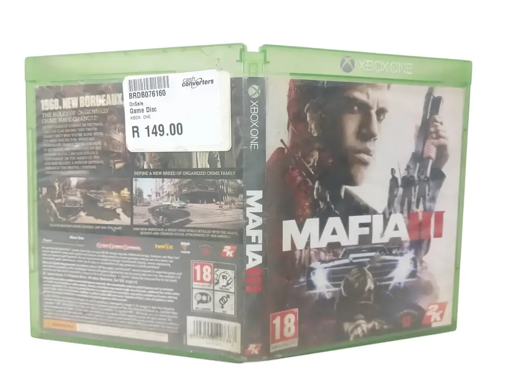 Xbox One Mafia Iii Game Disc - View 2