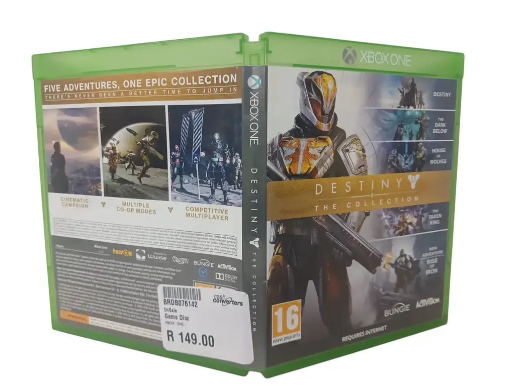 Xbox One Destiny: The Collection Game Disc - View 2