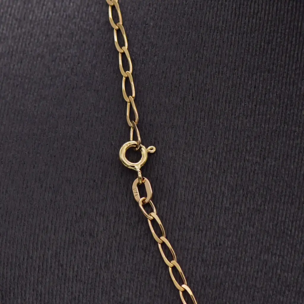9ct Yellow Gold Chain Curb - Link - View 2
