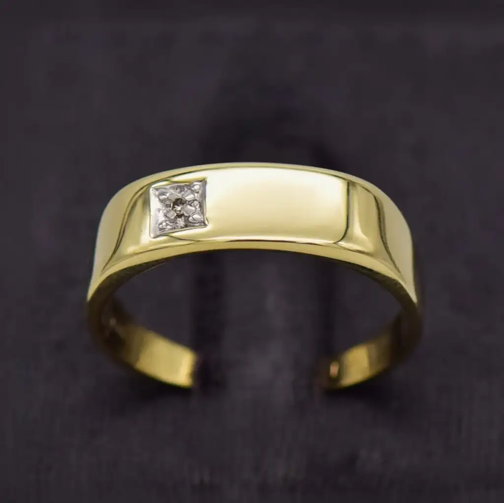 9ct Yellow Gold Men's Ring