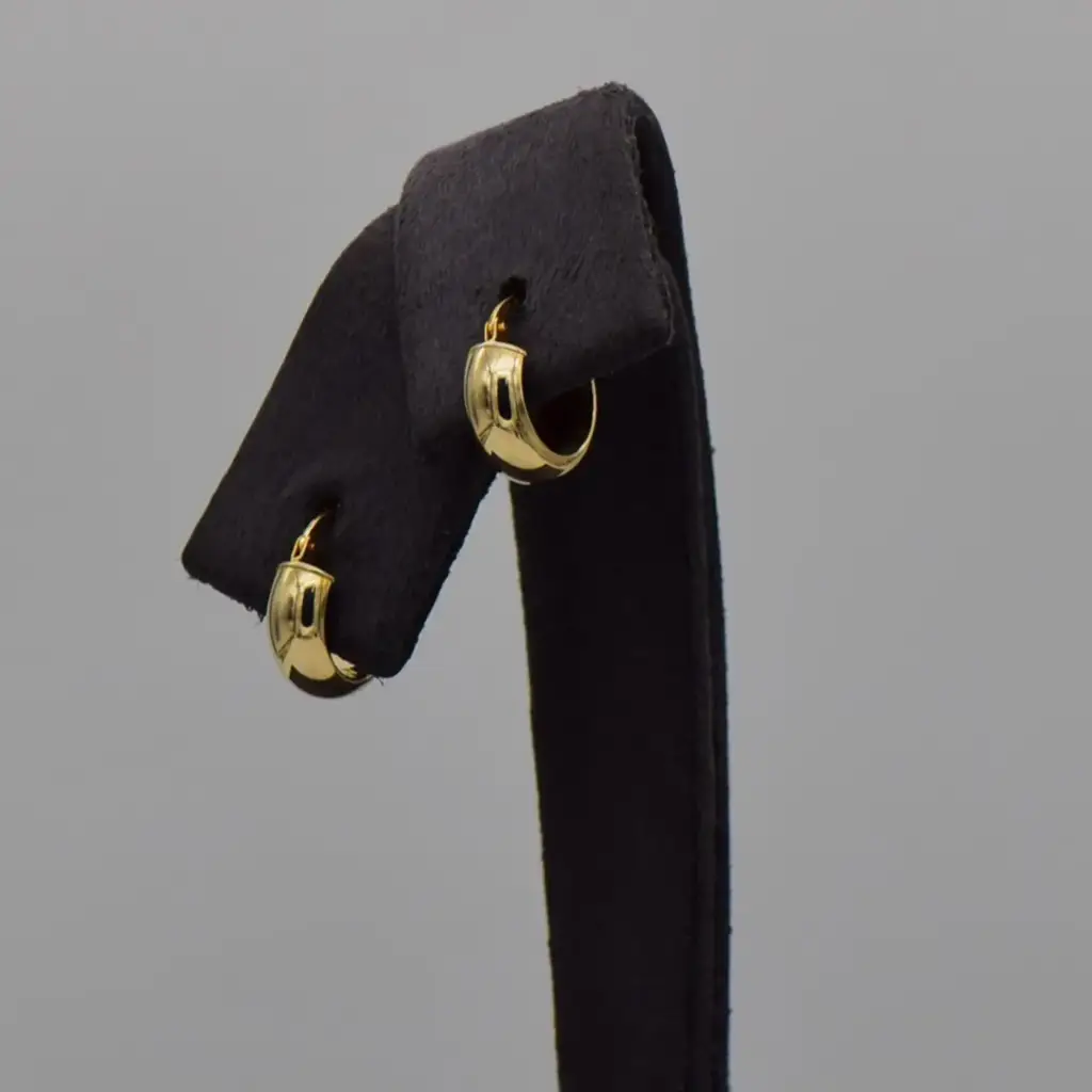 9ct Yellow Gold Hoop Earrings