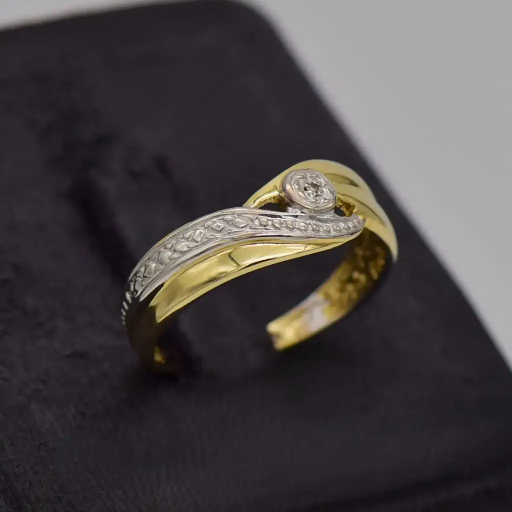9ct Yellow Gold Dress Ring - View 2