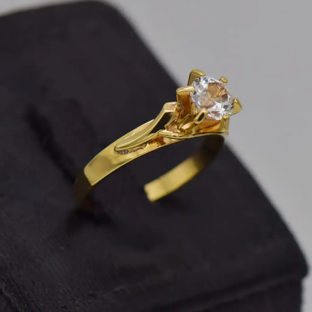 9ct Yellow Gold Dress Ring - View 2