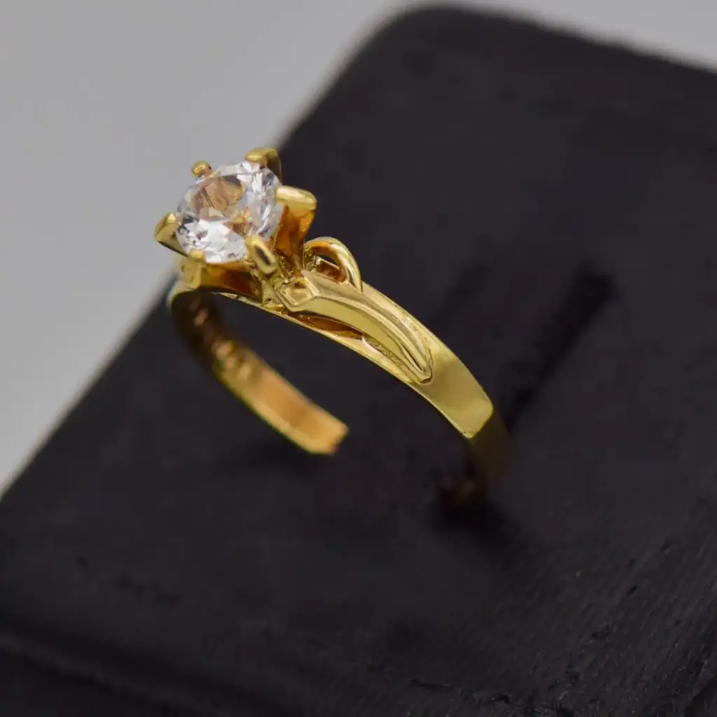 9ct Yellow Gold Dress Ring - View 3
