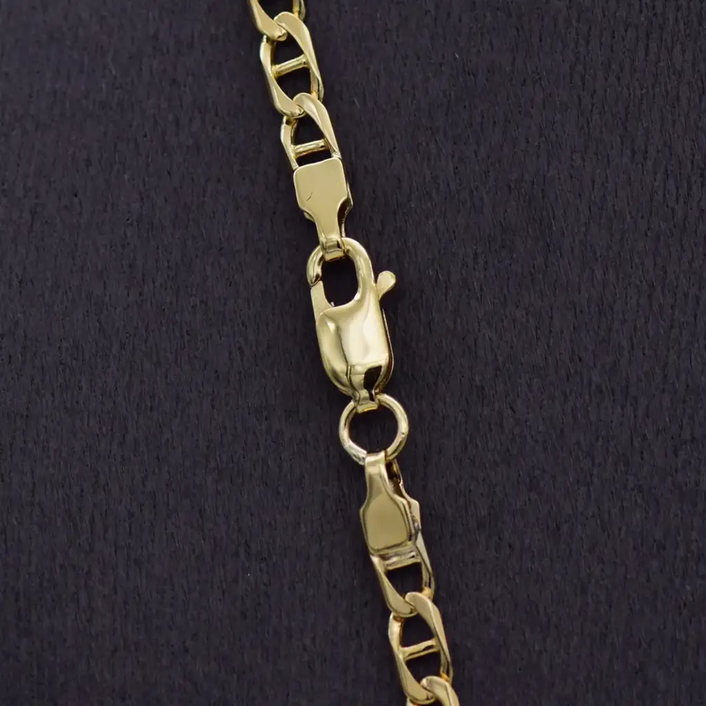 9ct Yellow Gold Chain Mariner-Link - View 3