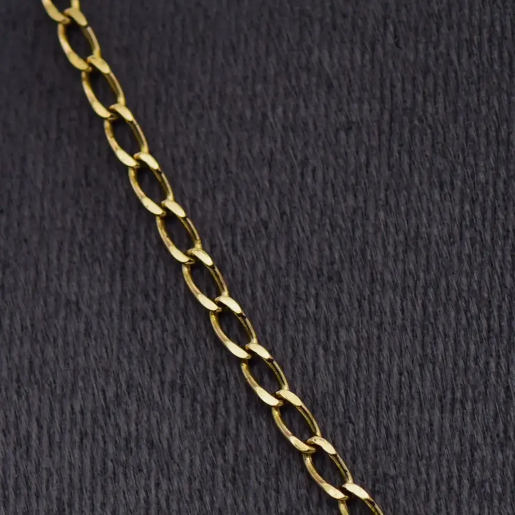 9ct Yellow Gold Chain Curb-Link - View 2
