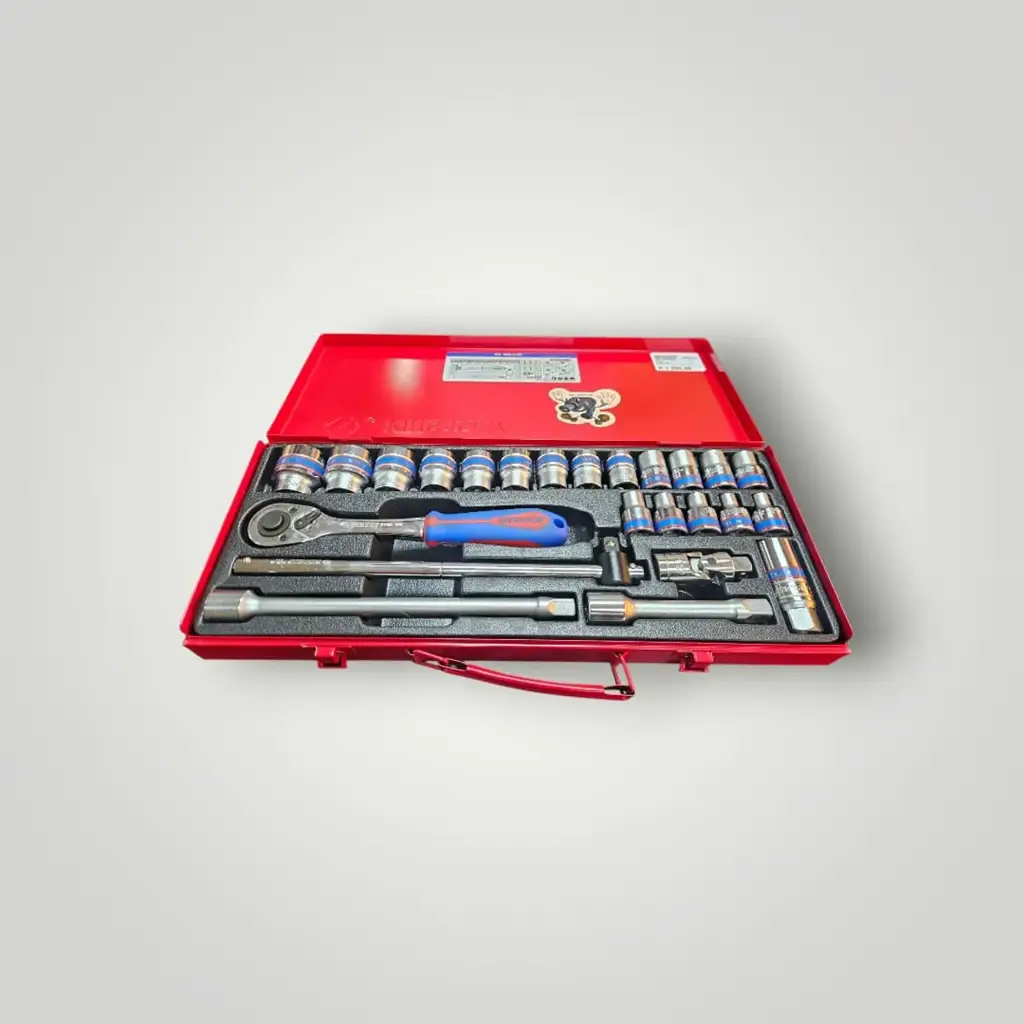 King Tony 24-Piece 1/2" Drive Socket Set (8–32Mm) – 12 Point