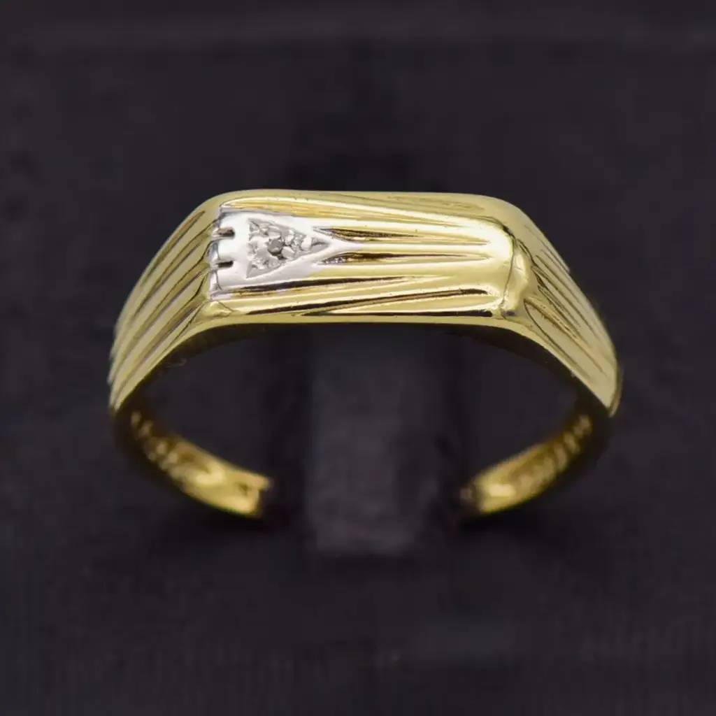 9ct Yellow Gold Men's Ring