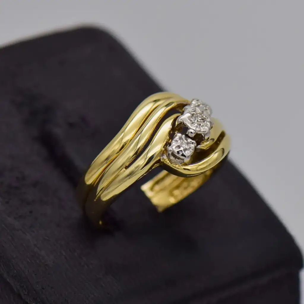 9ct Yellow Gold Dress Ring - View 2