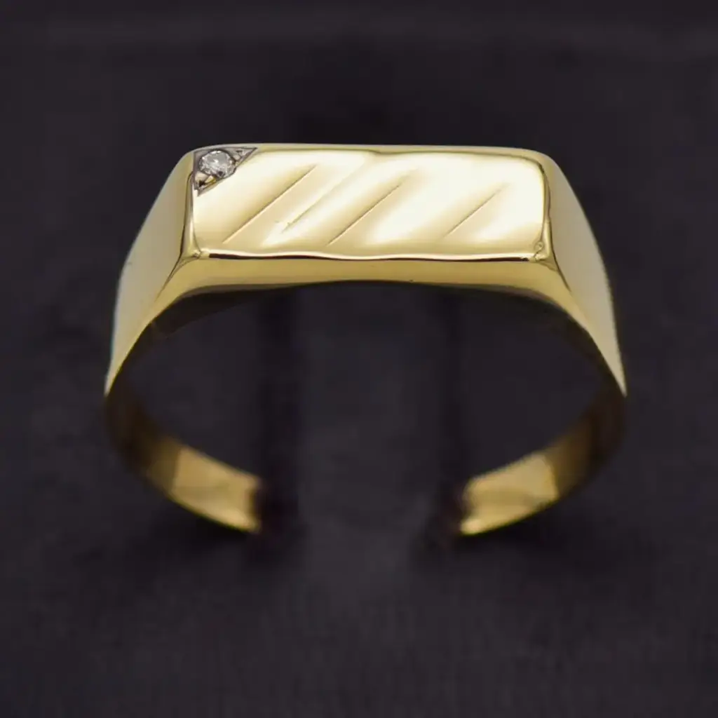 9ct Yellow Gold Men's Ring